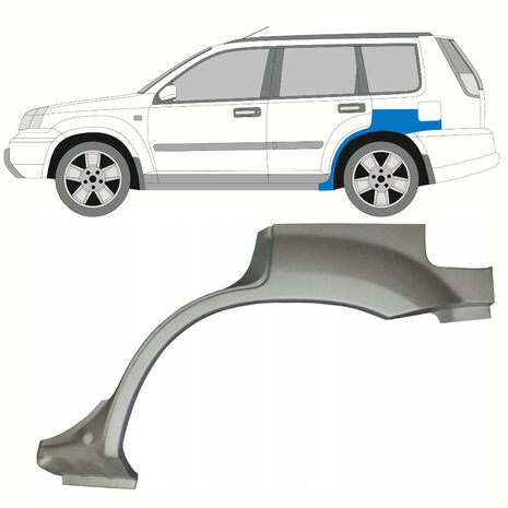 Gauche Panneau de r&eacute;paration d&#039;aile arri&egrave;re Nissan X-Trail