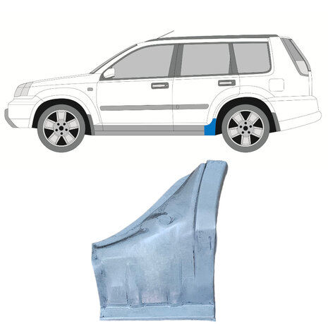 Links Schweller-Reparaturblech Nissan X-Trail