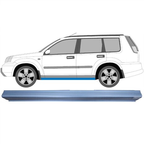Links Schweller-Reparaturblech Nissan X-Trail