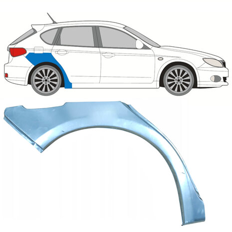 Rechts Reparaturblech f&uuml;r Heckfl&uuml;gel Subaru Impreza