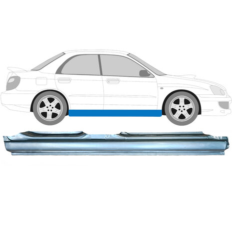 Rechts Reparaturblech f&uuml;r Schweller Subaru Impreza