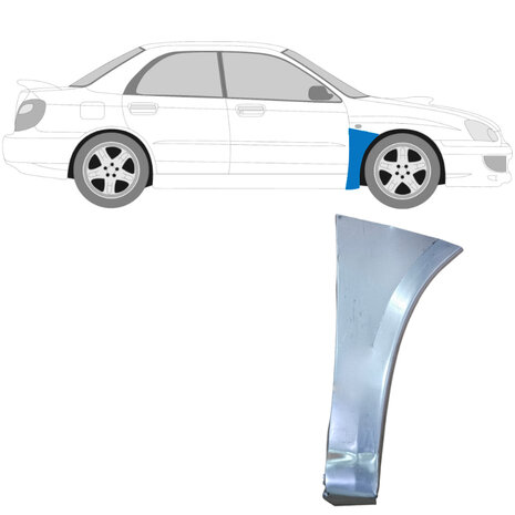 Rechts Reparaturblech f&uuml;r Frontkotfl&uuml;gel Subaru Impreza