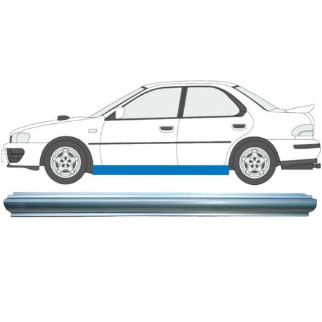Links Schweller-Reparaturblech Subaru Impreza