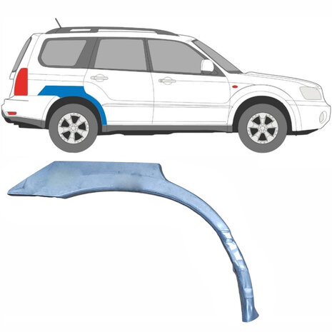 Rechts Reparaturblech f&uuml;r Heckfl&uuml;gel Subaru Forester