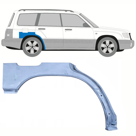 Rechts Reparaturblech f&uuml;r Heckfl&uuml;gel Subaru Forester