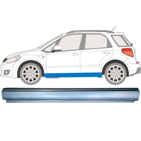 Links Schweller-Reparaturblech Suzuki SX4 Fiat Sedici