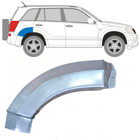 Rechts Reparaturblech f&uuml;r hinteren Kotfl&uuml;gel Suzuki&nbsp;Grand Vitara