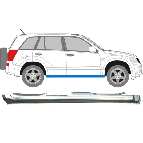 Rechts Reparaturblech f&uuml;r Schweller Suzuki&nbsp;Grand Vitara
