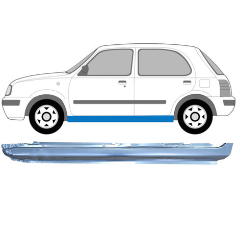 Links Schweller-Reparaturblech Nissan Micra
