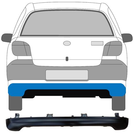 Hecksto&szlig;stange Toyota Yaris 03-05