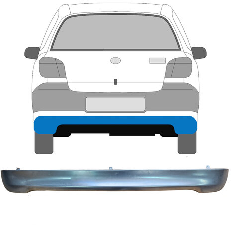 Hecksto&szlig;stange Toyota Yaris 99-03