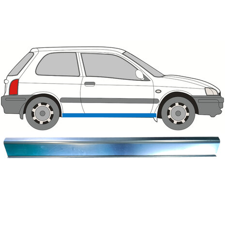 Schweller-Reparaturblech Toyota Starlet