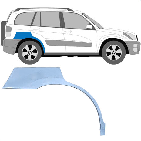Rechts Reparaturblech f&uuml;r Heckfl&uuml;gel Toyota RAV4