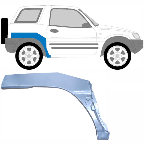Rechts Reparaturblech f&uuml;r Heckfl&uuml;gel Toyota RAV4