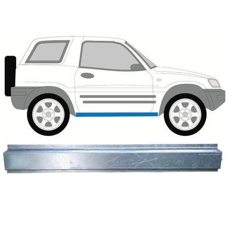 Reparaturblech f&uuml;r Innenschweller Toyota RAV4