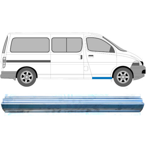 Schweller-Reparaturblech Toyota Hiace