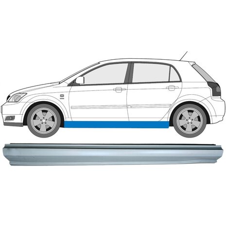 Links Schweller-Reparaturblech Toyota Corolla
