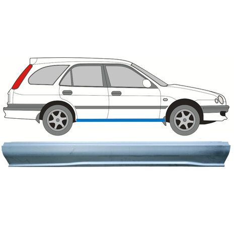 Rechts Schweller-Reparaturblech Toyota Corolla