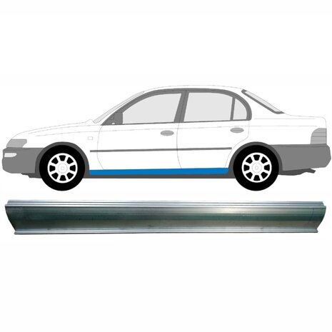 Links Schweller-Reparaturblech Toyota Corolla