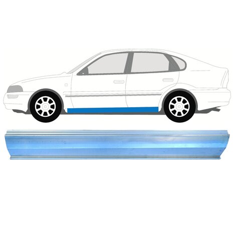 Links Schweller-Reparaturblech Toyota Corolla