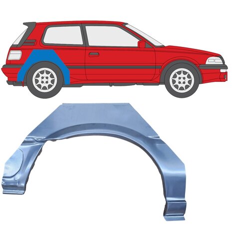 Droite Panneau de r&eacute;paration d&#039;aile arri&egrave;re Toyota Corolla