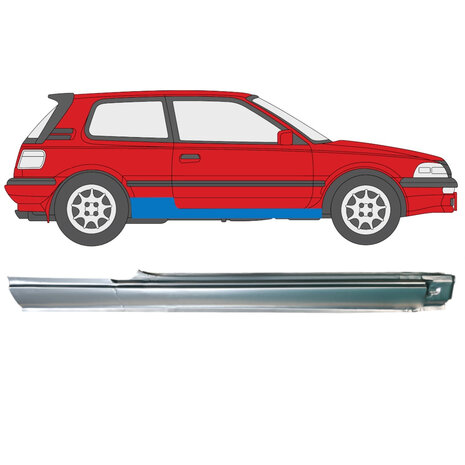 Rechts Schweller-Reparaturblech Toyota Corolla