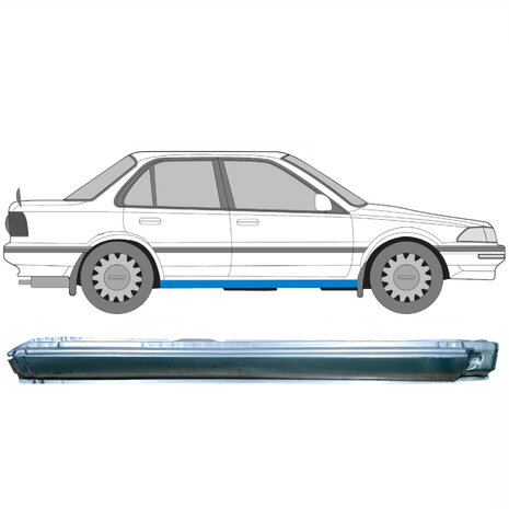 Rechts Schweller-Reparaturblech Toyota Corolla