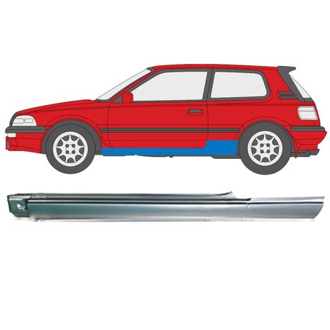 Links Schweller-Reparaturblech Toyota Corolla