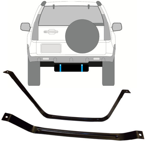 Fuel tank straps Honda CRV