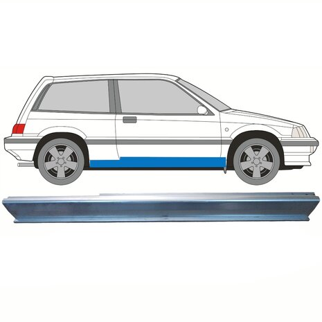 Rechts Schweller-Reparaturblech Honda Civic