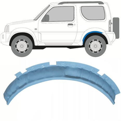Gauche Panneau de r&eacute;paration de passage de roue arri&egrave;re Suzuki&nbsp;Jimny