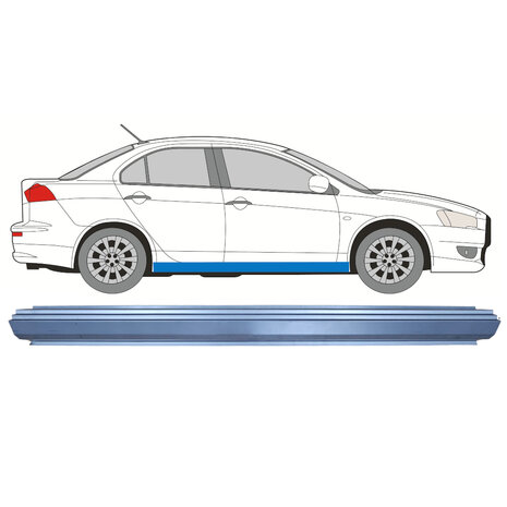 Schweller-Reparaturblech Mitsubishi Lancer
