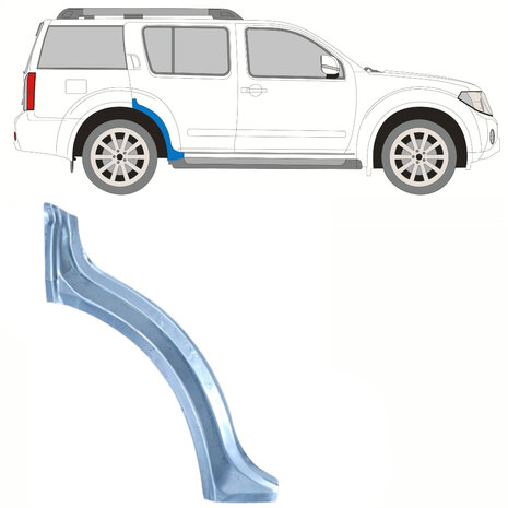 Rechts Reparaturblech f&uuml;r Heckfl&uuml;gel Nissan Pathfinder