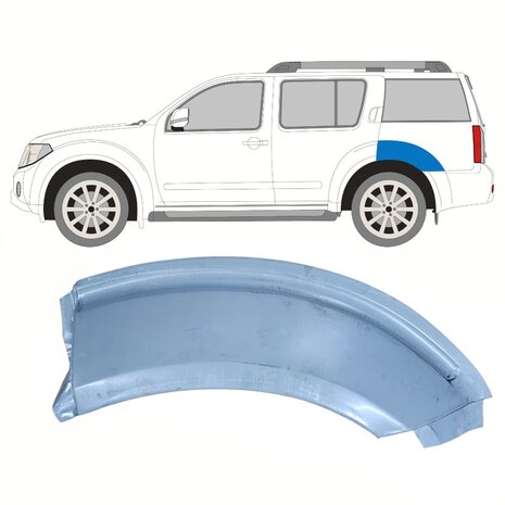 Links Reparaturblech Heckfl&uuml;gel oben Nissan Pathfinder