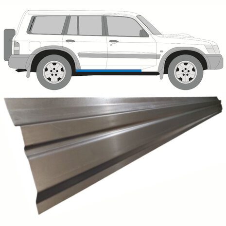 Reparaturblech f&uuml;r Innenschweller Nissan Patrol