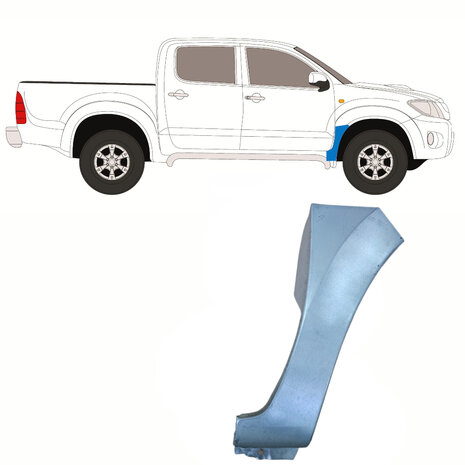 Rechts Reparaturblech f&uuml;r Frontkotfl&uuml;gel Toyota Hilux