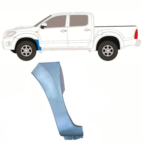 Links Reparaturblech f&uuml;r Frontkotfl&uuml;gel Toyota Hilux