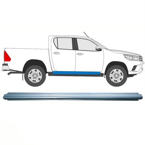 Dorpel reparatiepaneel Toyota Hilux