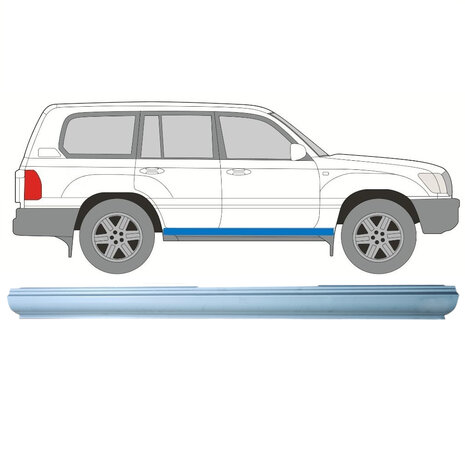 Rechts Schweller-Reparaturblech Toyota Land Cruiser 96-07