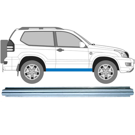 Panneau de r&eacute;paration de seuil Toyota Land Cruiser