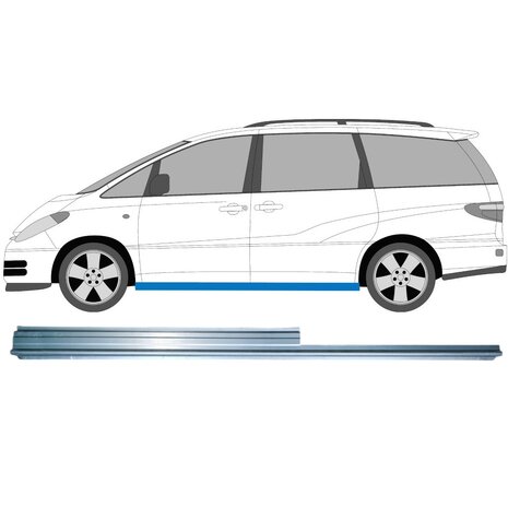 Links Schweller-Reparaturblech Toyota Previa