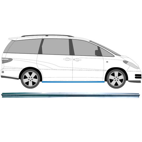 Schweller-Reparaturblech Toyota Previa