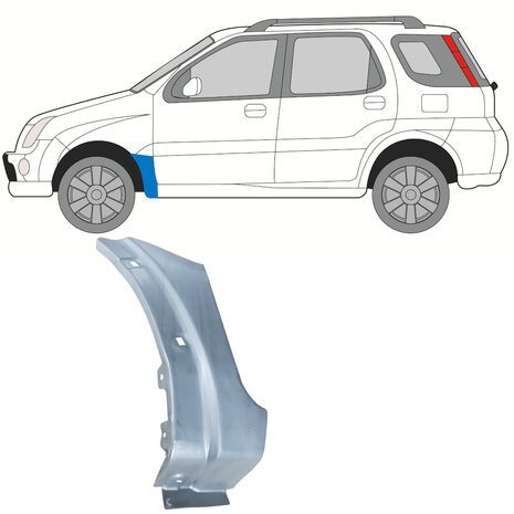 Links Reparaturblech f&uuml;r Frontkotfl&uuml;gel Suzuki&nbsp;Ignis
