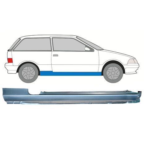 Rechts Schweller-Reparaturblech Suzuki&nbsp;Swift