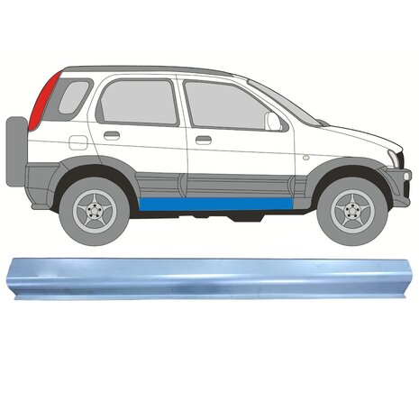 Rechts Schweller-Reparaturblech Daihatsu Terios