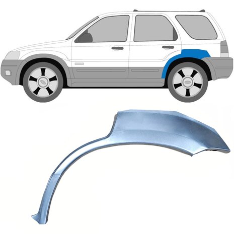 Links Reparaturblech f&uuml;r Heckfl&uuml;gel Mazda Tribute