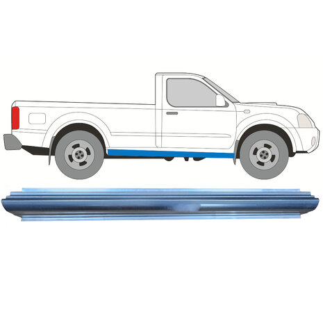 Schweller-Reparaturblech Nissan Navara