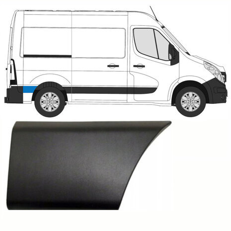 Rechts Hintere Seitenverkleidung hinter dem Lenkrad Nissan Interstar Opel Movano Renault Master
