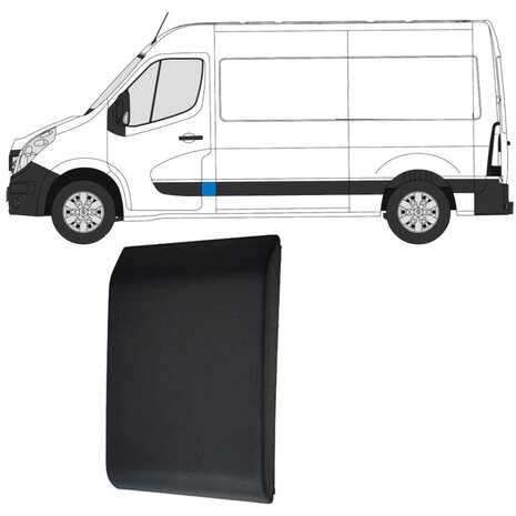 Links Zierleiste vorne Nissan Interstar Opel Movano Renault Master