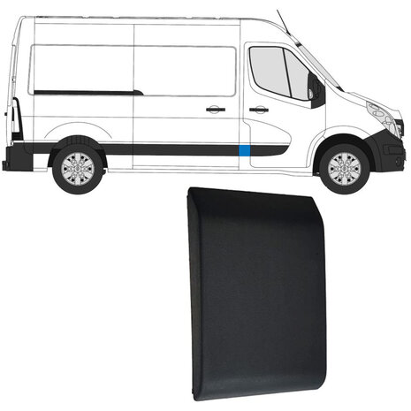 Rechts Zierleiste vorne Nissan Interstar Opel Movano Renault Master